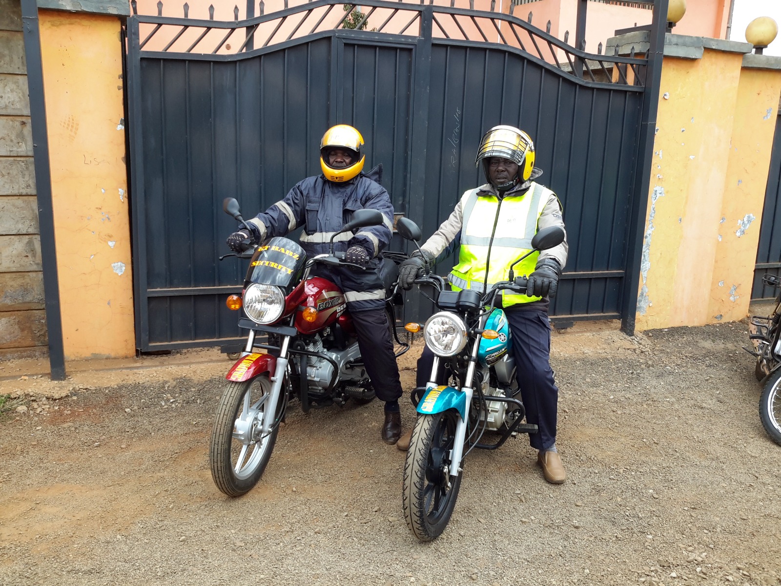 Gratom Babz motorcycle patrol riders